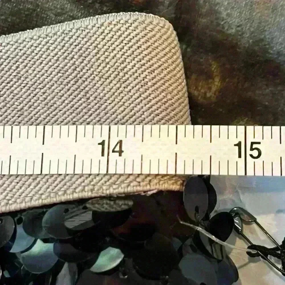 Poof Couture Black Sequin Mini Skirt Ladies Size Medium NWT Holiday Perfect - Picture 5 of 8